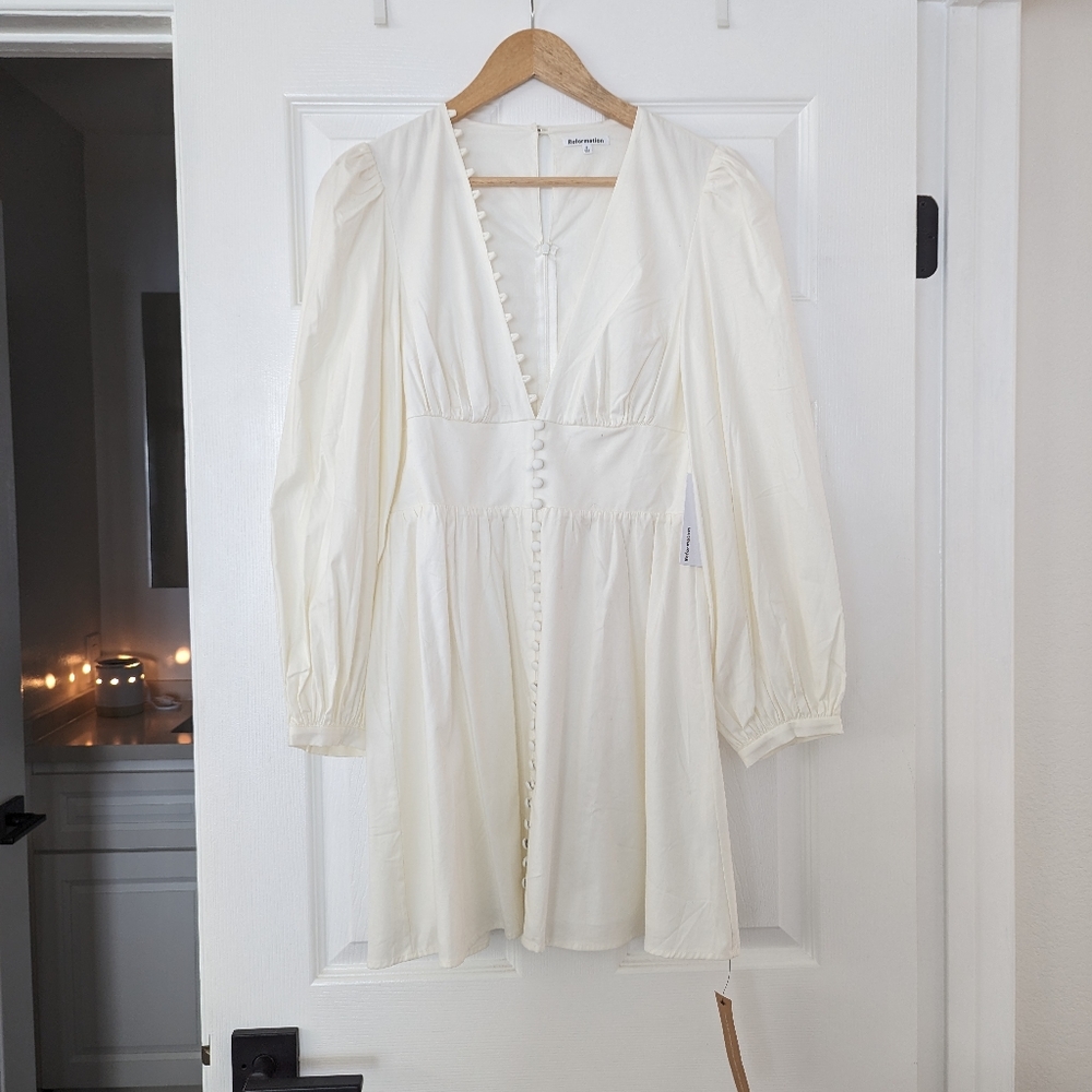 Reformation White Dress
